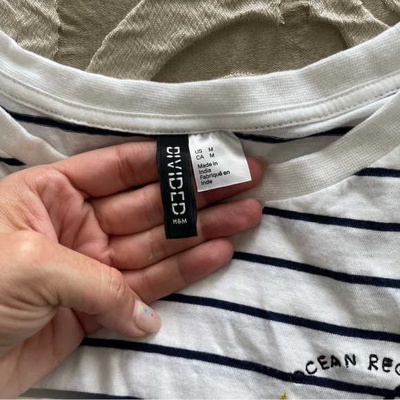 Nautical Crop Top - Picture 3 of 4